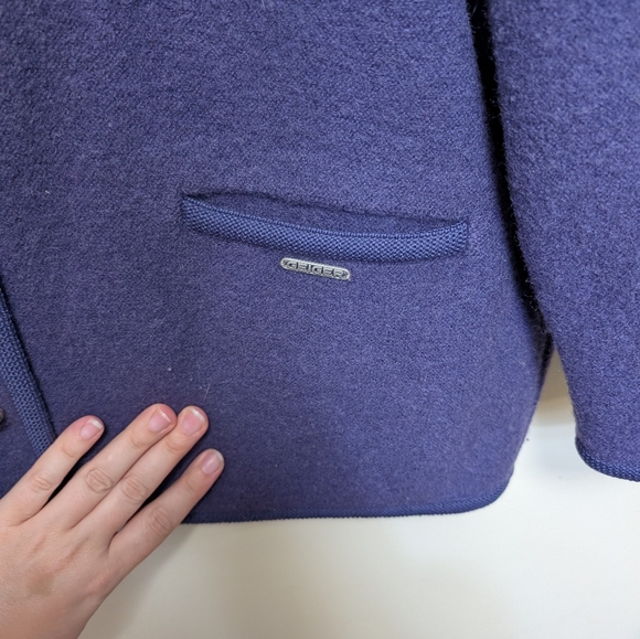 Geiger Collection Austrian Boiled Wool Jacket | Navy | Size 40 (L) - Picture 5 of 6